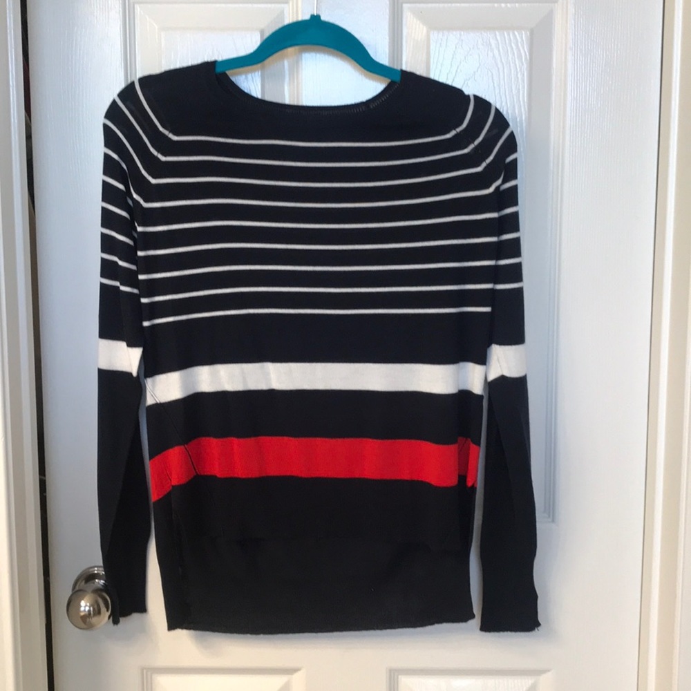 Women Zara Stripes Thin Sweater Size Small 🍭